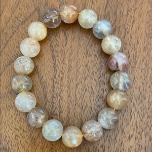 Gold Rutilated Quartz bracelet